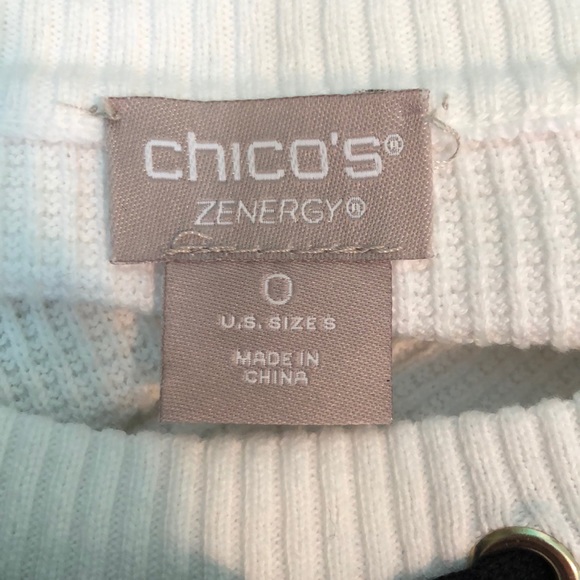 Zenergy by Chico’s White Top - Picture 9 of 10